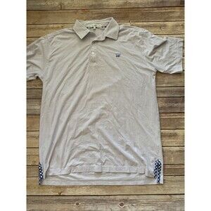 Bald Head Blues Men's Lavender Stripe Golf Polo Shirt The Spur Golf  Large